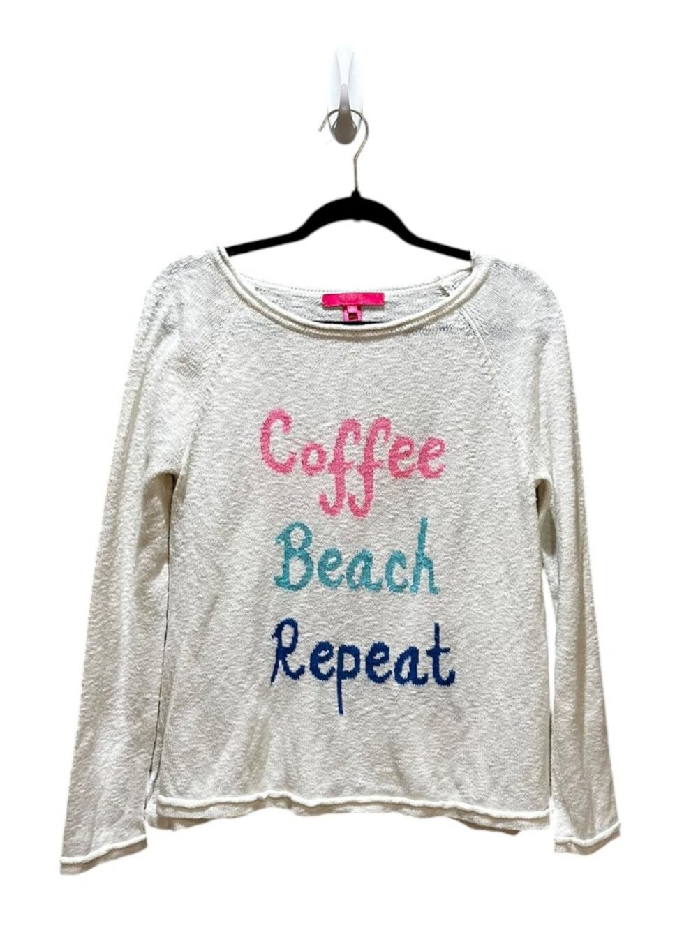 Lilly Pulitzer COFFEE BEACH REPEAT Danette Sweater